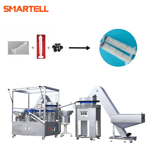 Автоматизированная линия по производству шприцев со встроенным плунжером и прокладкой в ​​сборе