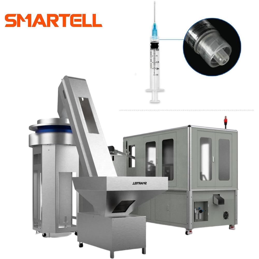 Высокоскоростной автоматический принтер Smartell с замком Люэра для цилиндра шприца, высокая точность 