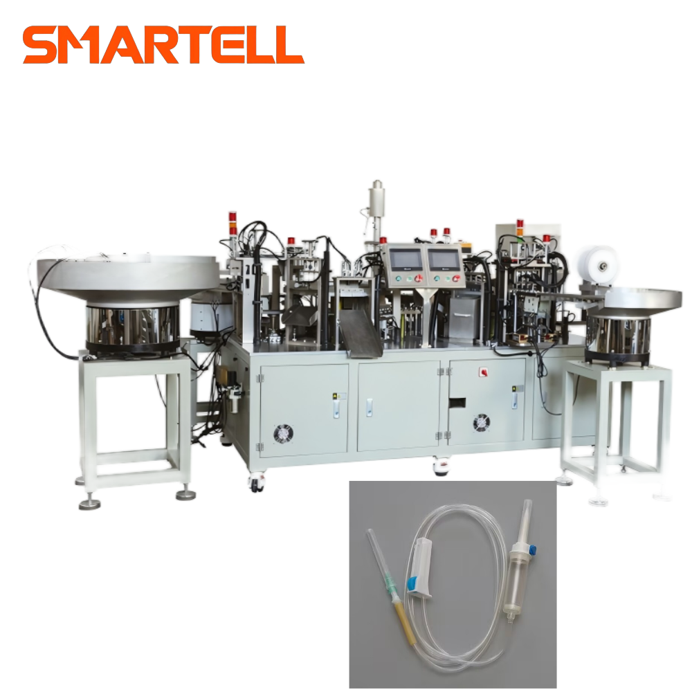 Автоматический инфузионный набор, машина для сборки капельной камеры из шести частей