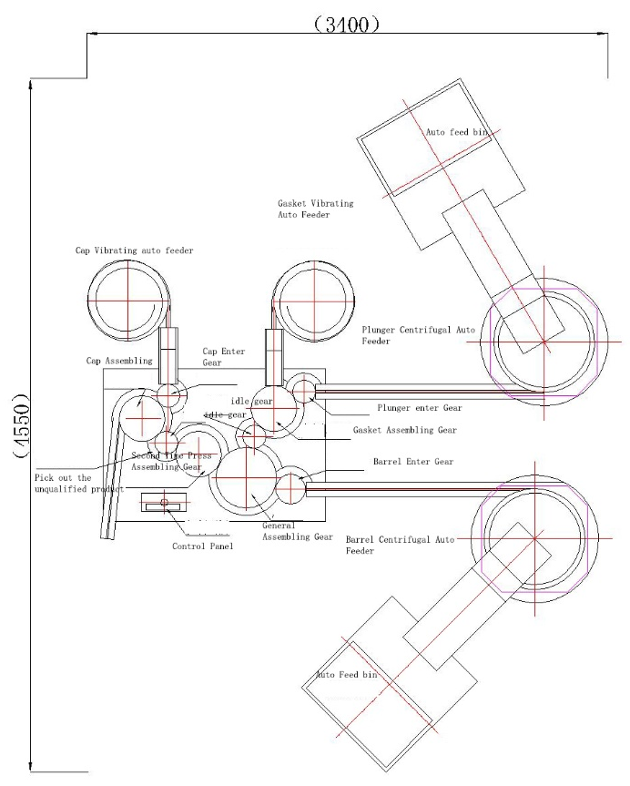 SMT-3008 Сборка инсулинового шприца