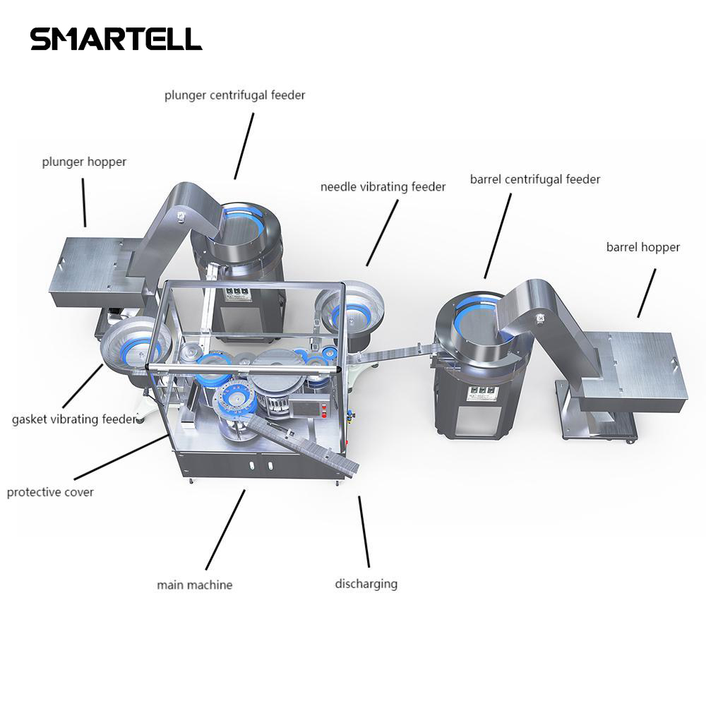 SMT Сделано в Китае Автоматическая машина для сборки шприцев на заказ