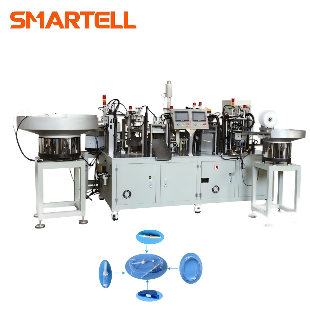 Автоматический инфузионный набор, машина для сборки капельной камеры из шести частей