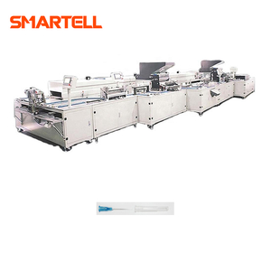 SMT-3104 Игольчатый колпачок + игольная втулка + машина для сборки игольной трубки из нержавеющей стали для 18-27 г