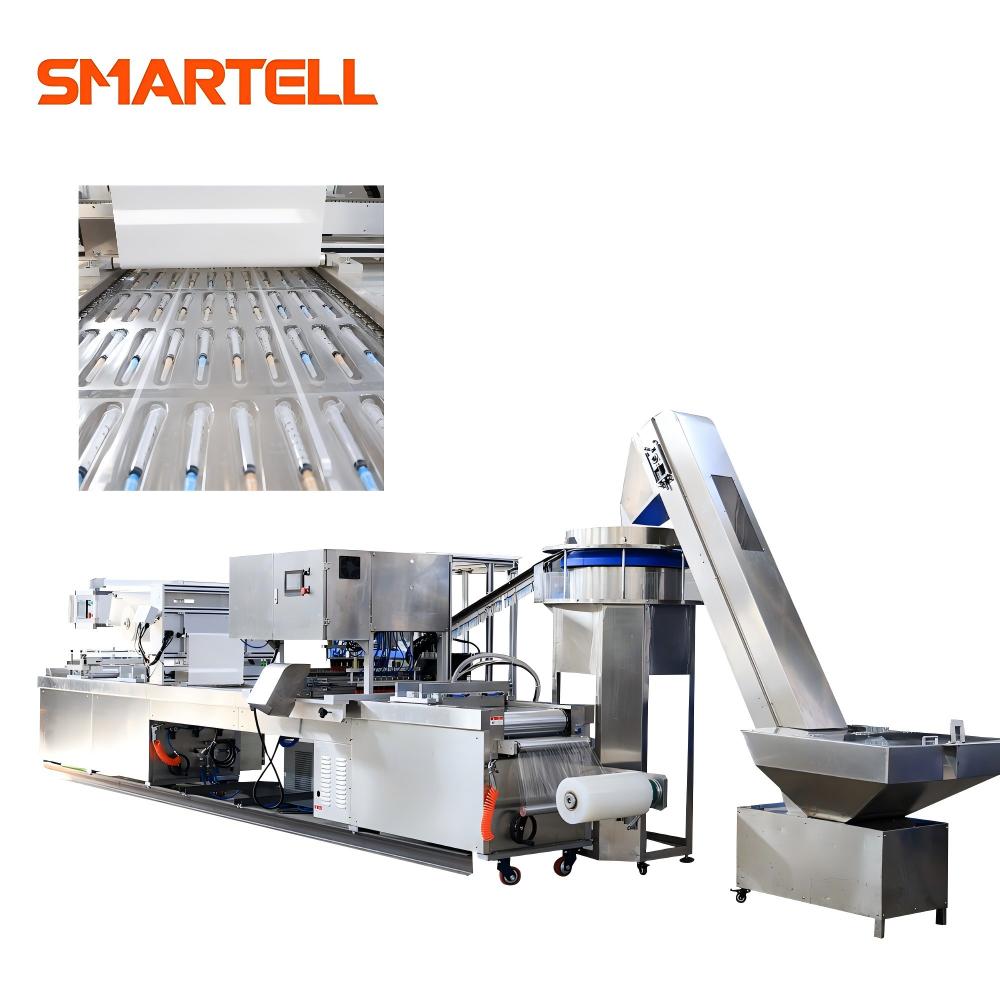 Автоматическая машина для мягкой блистерной упаковки SMARTELL для шприцев и инфузионных наборов