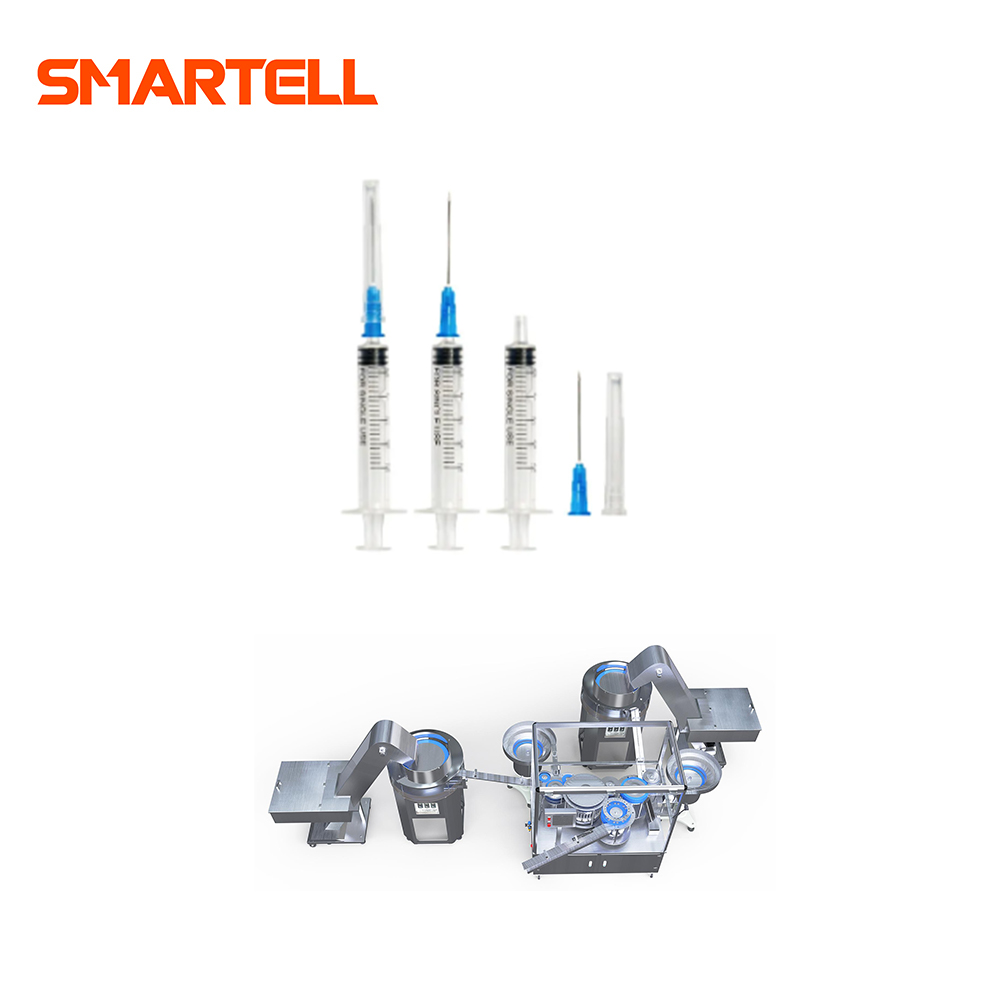 НОВЫЕ ПРОДУКТЫ SMARTELL, машина для сборки шприцев для вакцин, сборка плунжера 0,5 мл, 1 мл, прокладка иглы