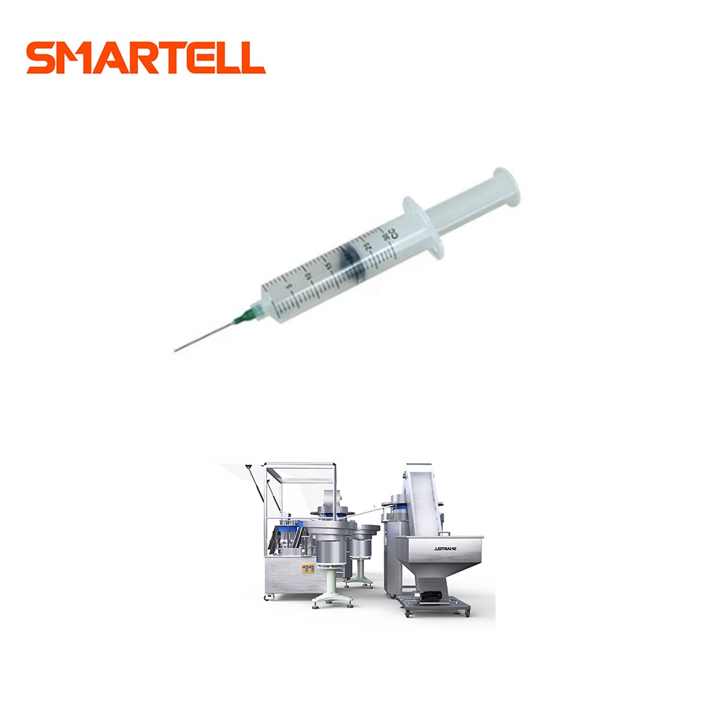 Упаковочная машина для сборки медицинских шприцев SMARTELL